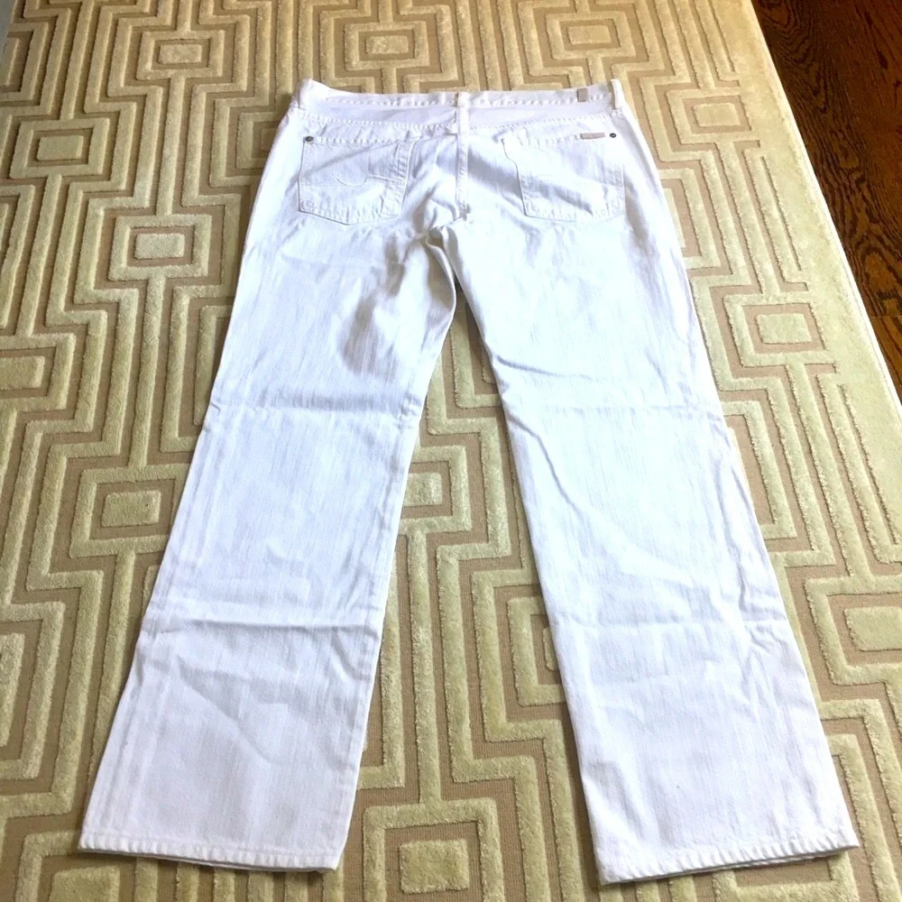 7 For All Mankind crisp white